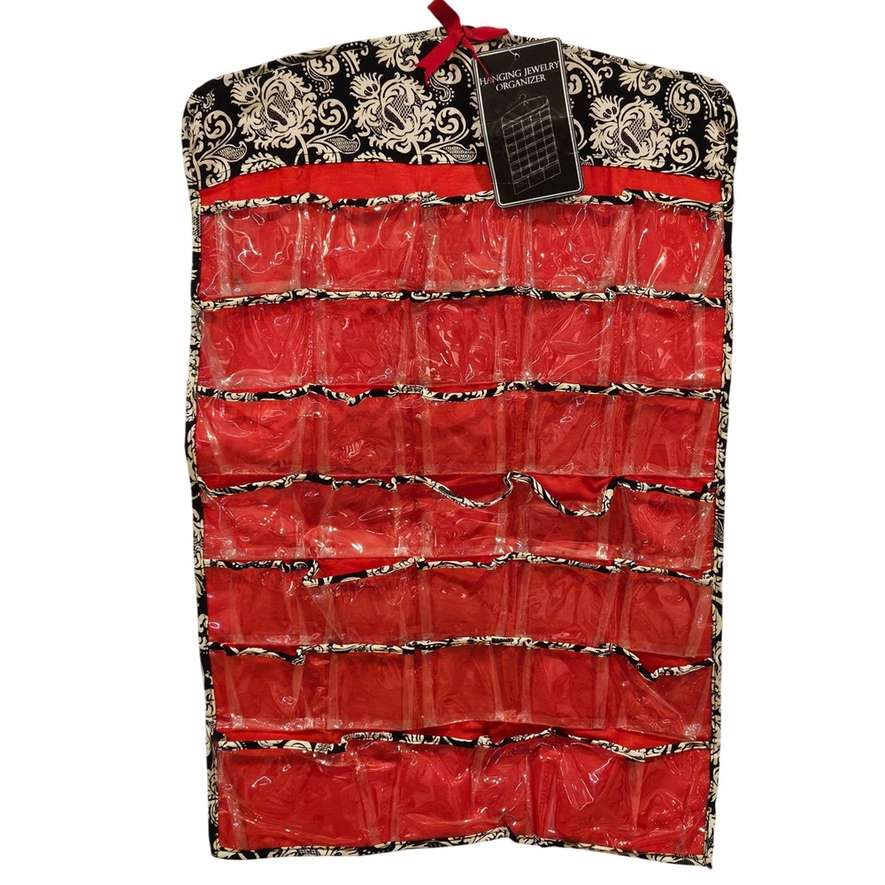 Sheffield Home Hanging Jewelry Organizer with 66 Clear Pockets - Picture 3 of 3